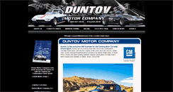 Desktop Screenshot of duntovmotors.com