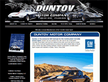 Tablet Screenshot of duntovmotors.com